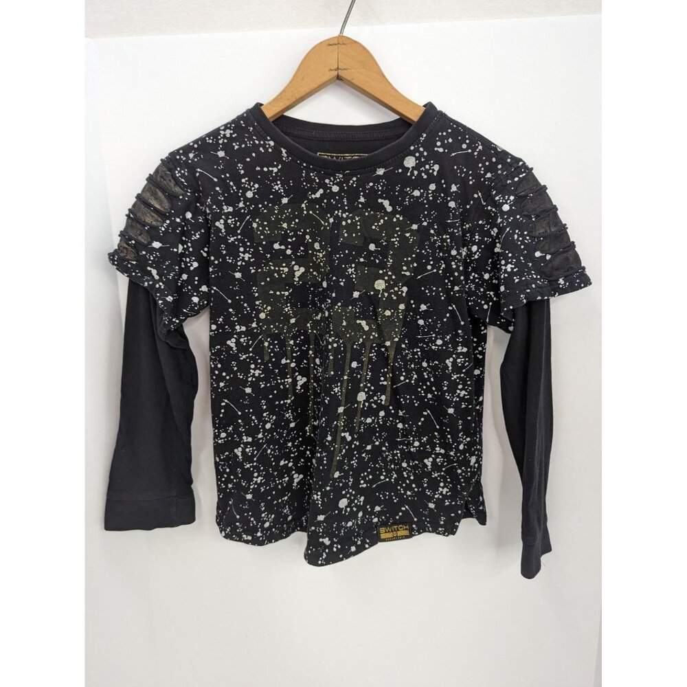 Switch Remarkable Kids Long Sleeve 23 Paint Spatter Shirt Size XL 7